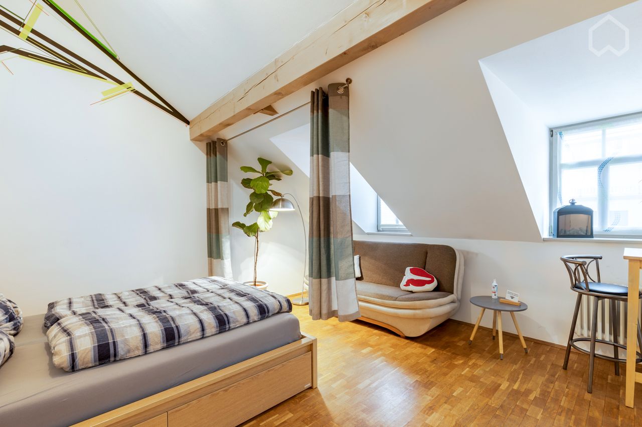 Great attic apartment, directly in the old town of Dresden