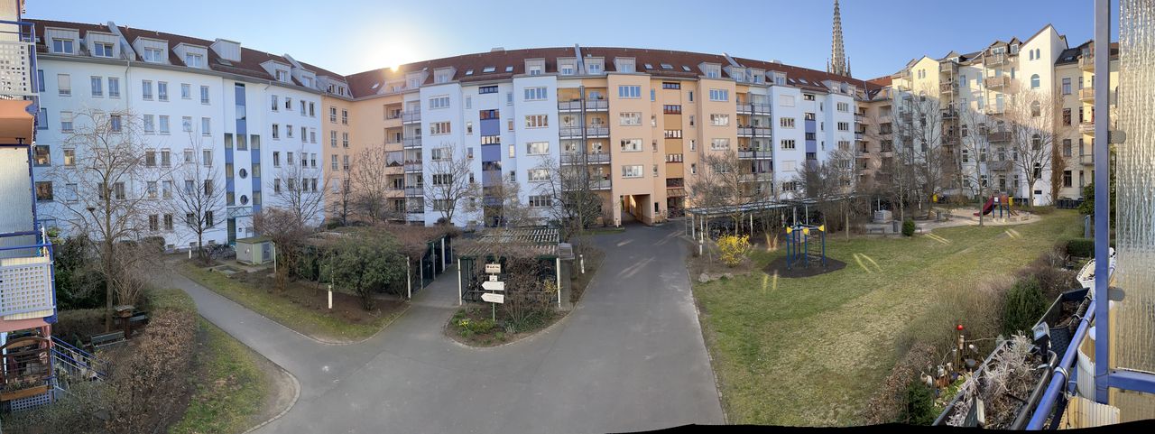 Close to the university, Bavarian railway station, flat in Leipzig