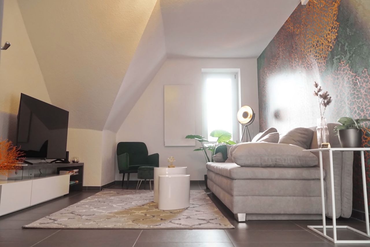 Modern, central apartment | max. 4 | Troisdorf, Cologne/Bonn | Netflix+parking space