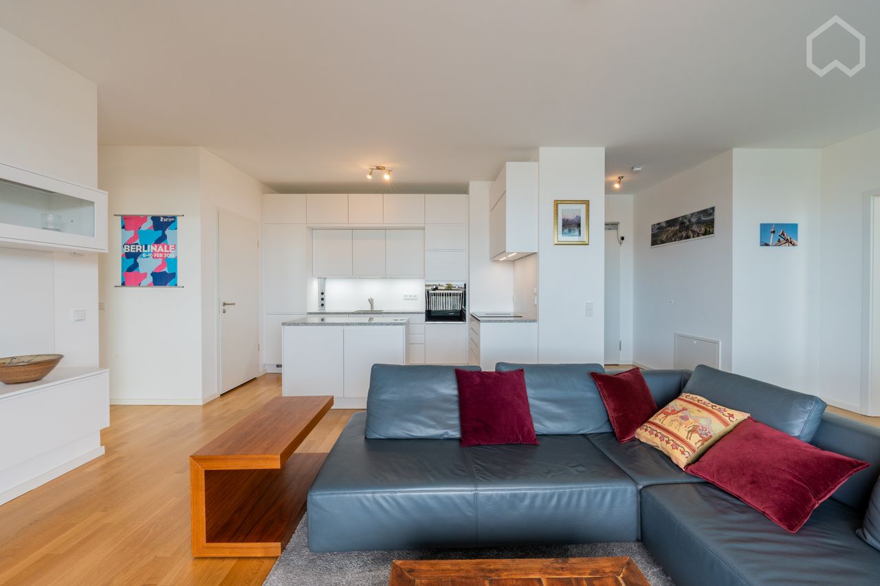Great new apartment in Prenzlauer Berg with big terrace near Volkspark Friedrichshain