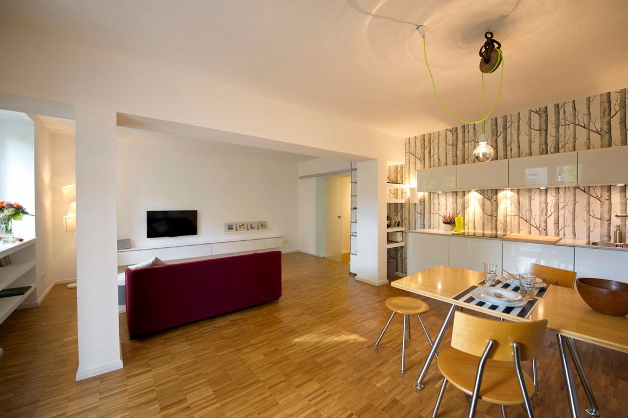 Very nice 3 room appartement with 2 southwarded balconies