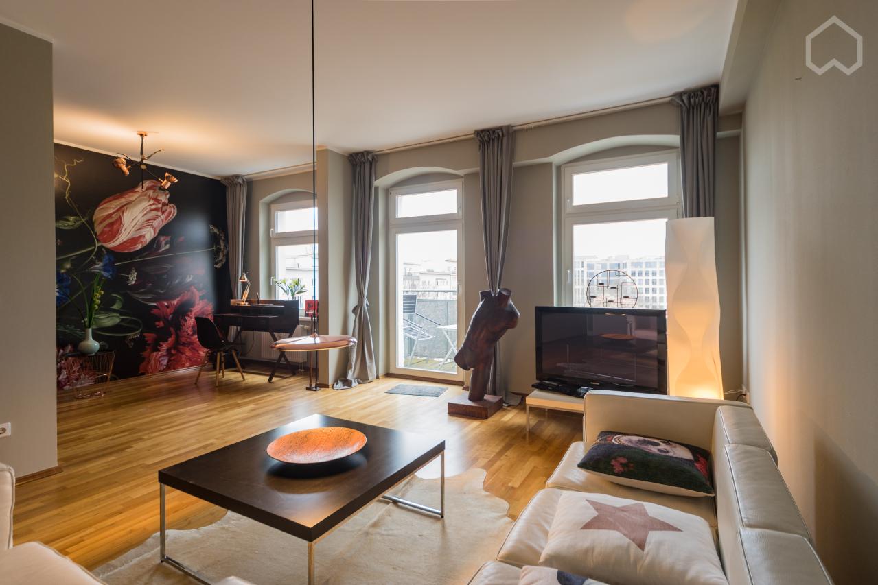 Charming fully furnished ALL INCLUSIVE apartment in Mitte with Park View
