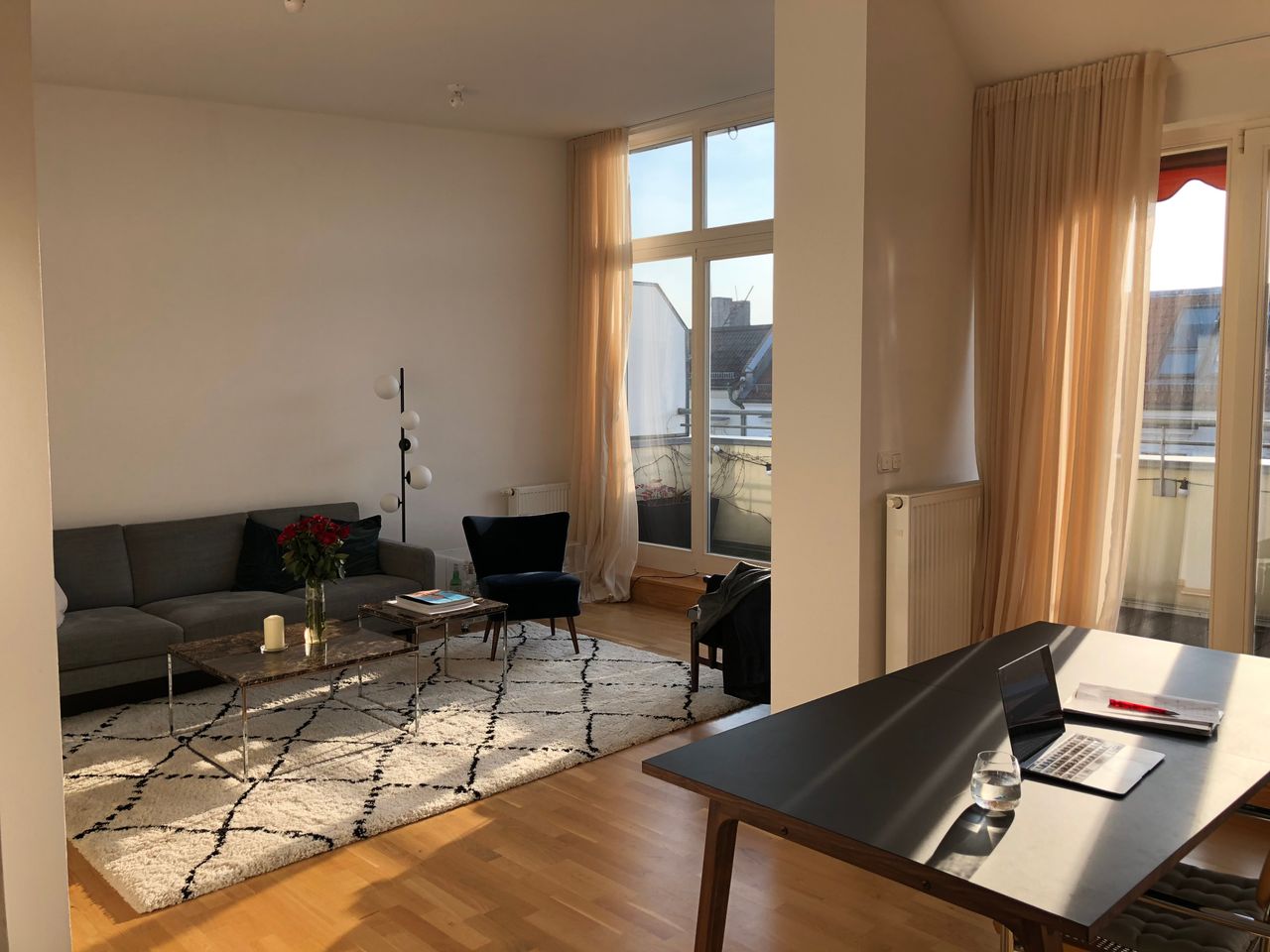 2 Room Rooftop Apartment in Quiet Central Location in Prenzlauer Berg