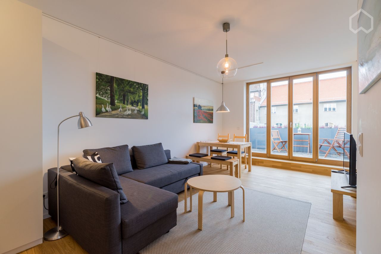 New apartment with roof terrace in Berlin Friedrichshagen.