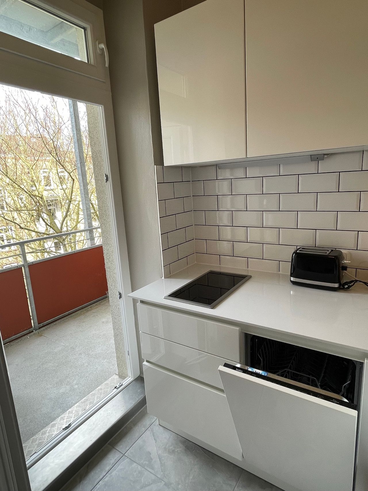 Fantastic & new flat with balcony located in Kiel