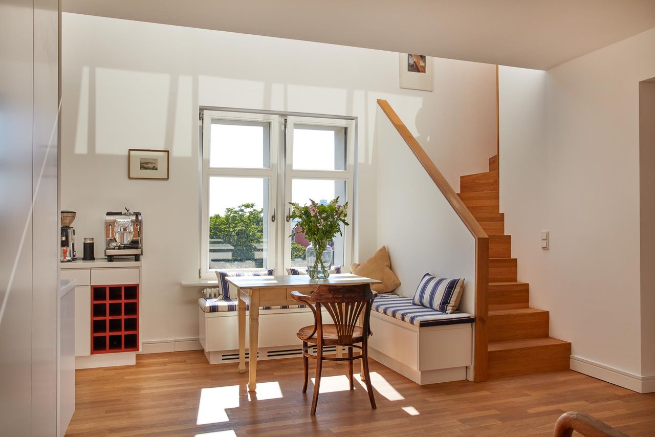 Stylish furnished maisonette apartment with a roofgarden in Berlin-Mitte