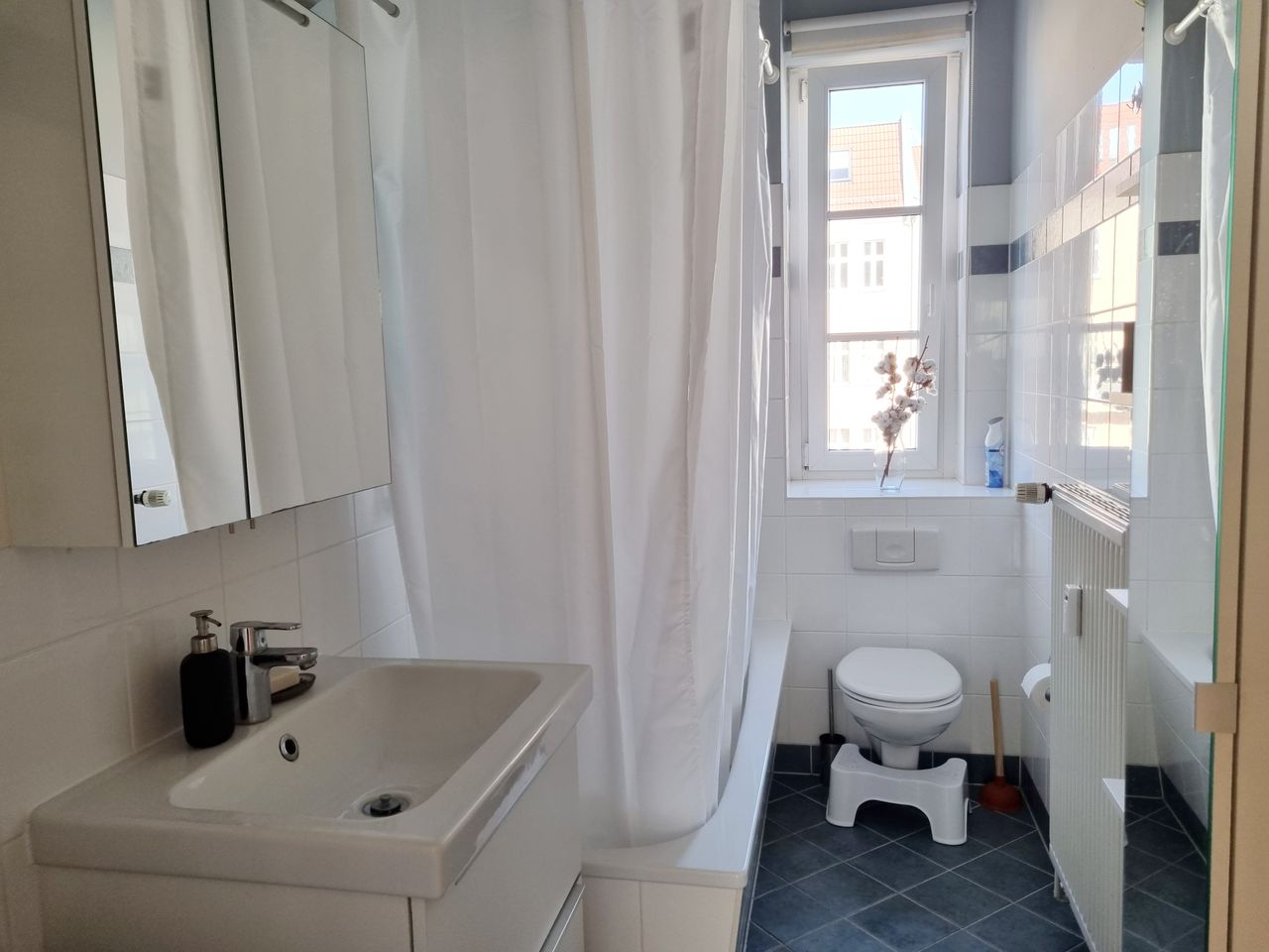 Entire apartment (2.5 rooms) in Prenzlauer Berg, at walking distance from S-Bahn Prenzlauer Allee and near Helmholzplatz and Humannplatz