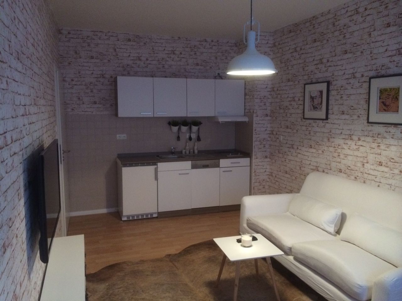 2 room Designer flat (furnished and central)