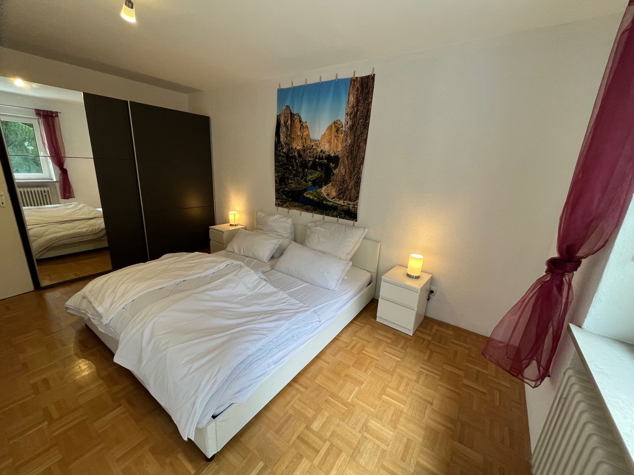 Fully furnished flat in central Regensburg with balcony