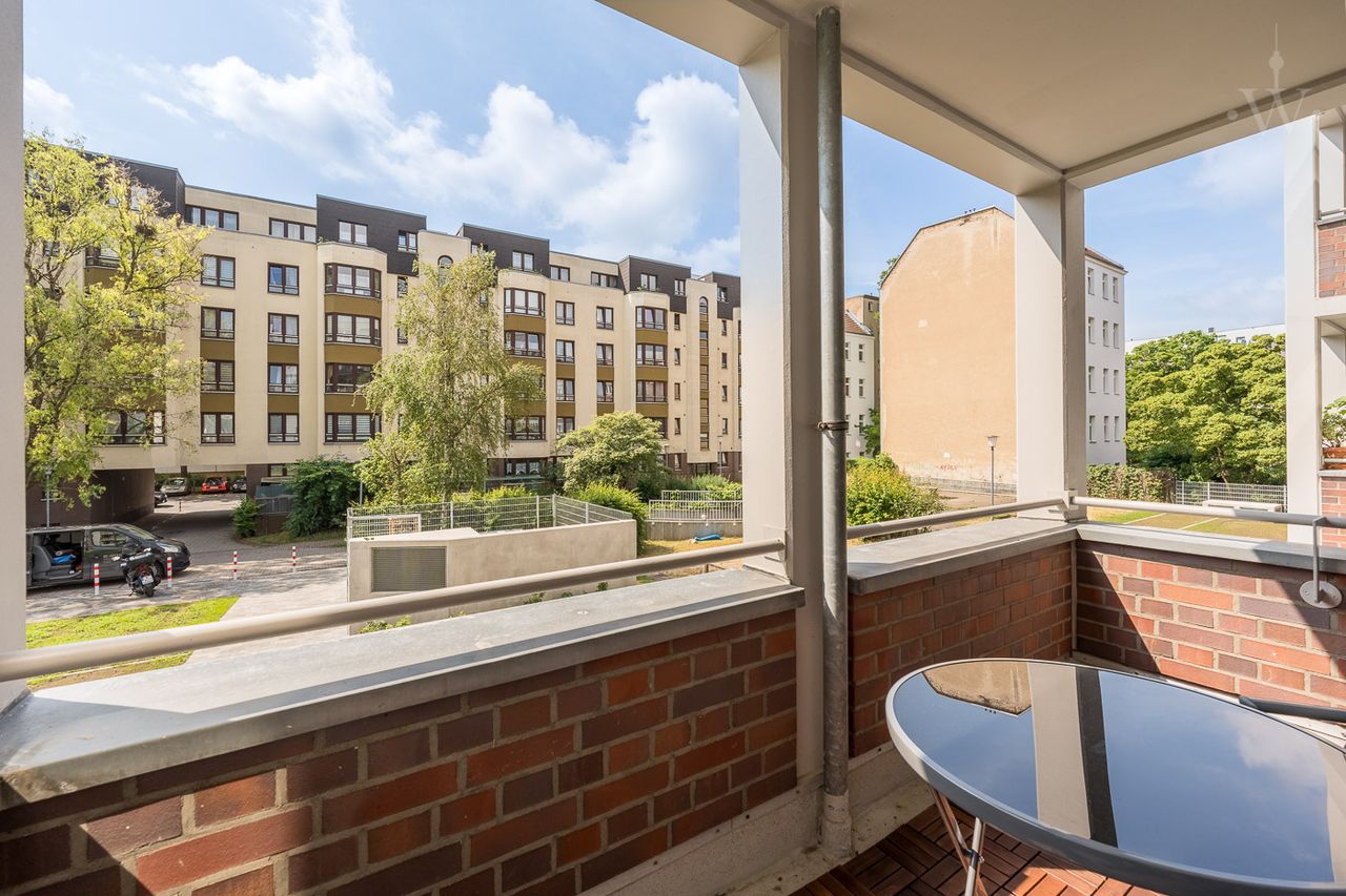 Modernly designed 3-room apartment in the city center of Charlottenburg