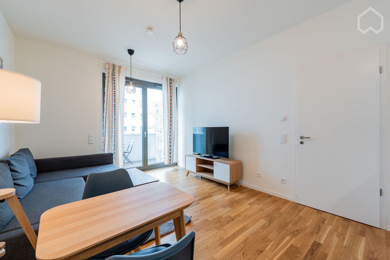 Modern and bright 1 bedroom apartment with balcony in Mitte