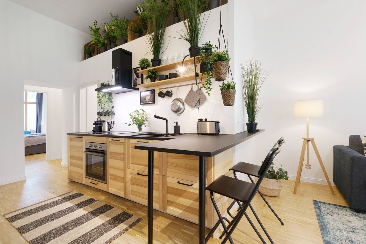 Modern 3-room apartment with cosy garden