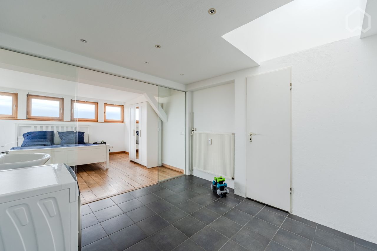 Large penthouse with roof terrace