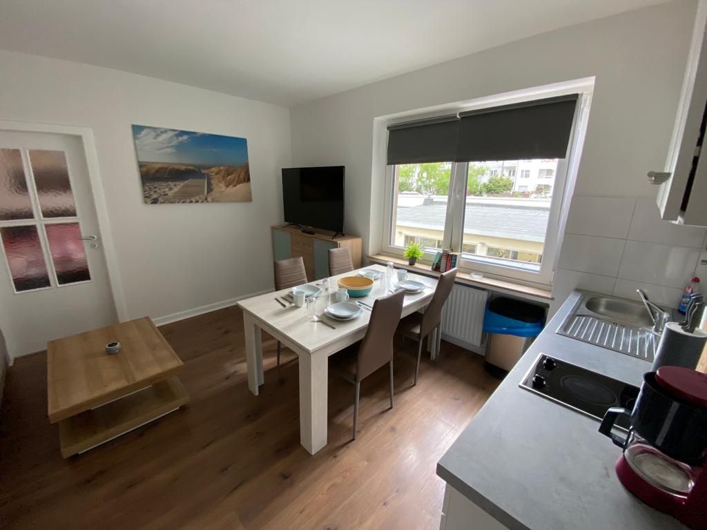 Comfortable and quiet furnished 2 room apartment in Düsseldorf Zoo