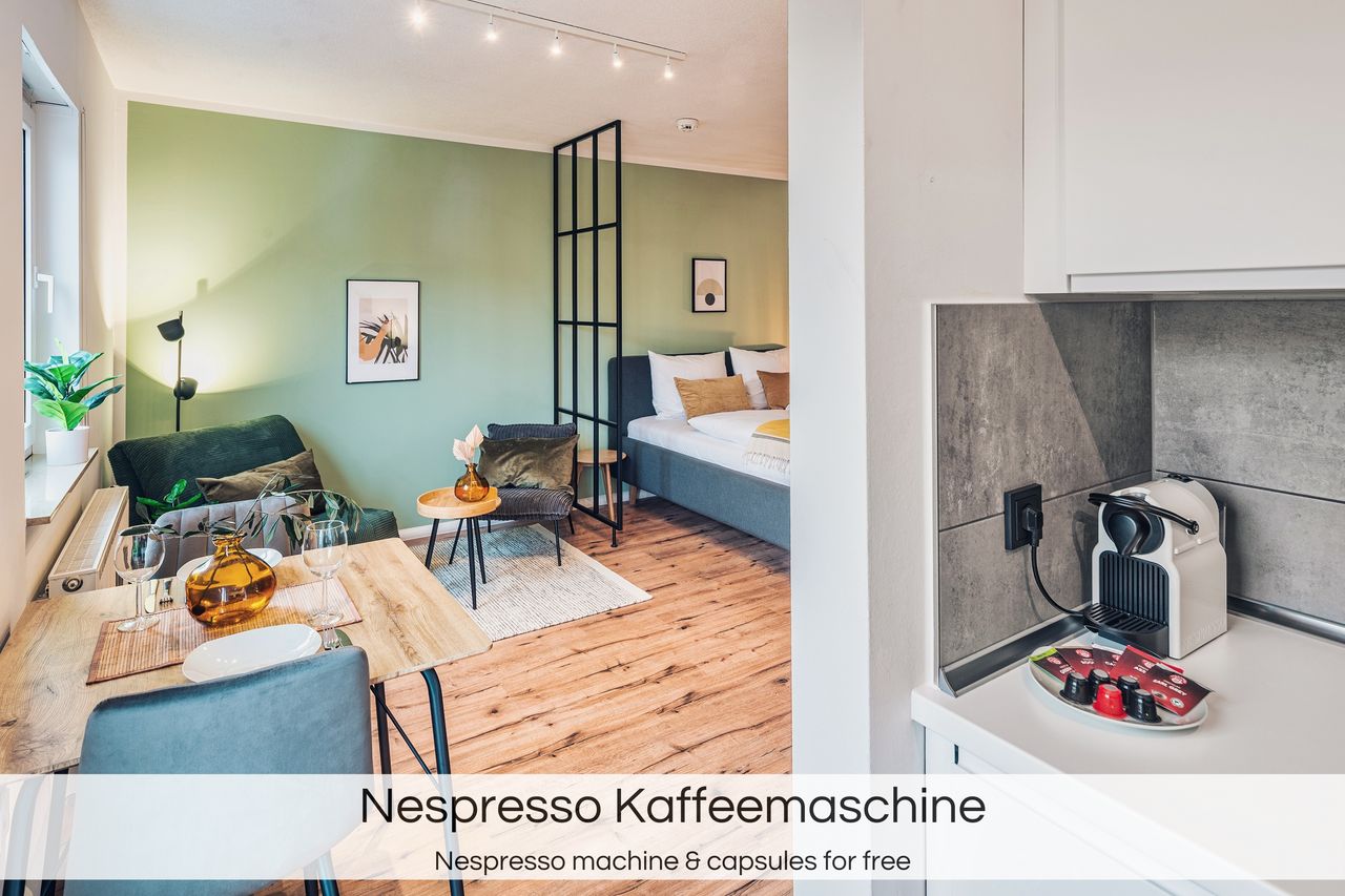 Apartment for 2/WIFI/Garage/Nespresso