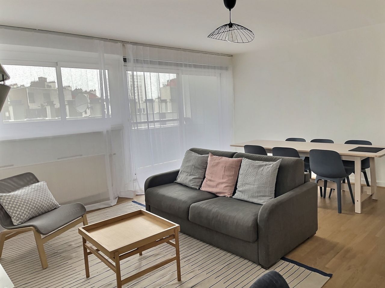 Rental Furnished flat - 4 rooms - 95m² - Montparnasse
