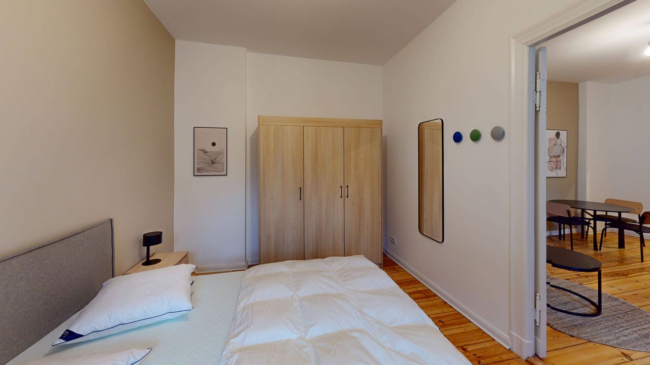 Fully furnished private apartment of 59m2 at the heart of Neukölln in Berlin
