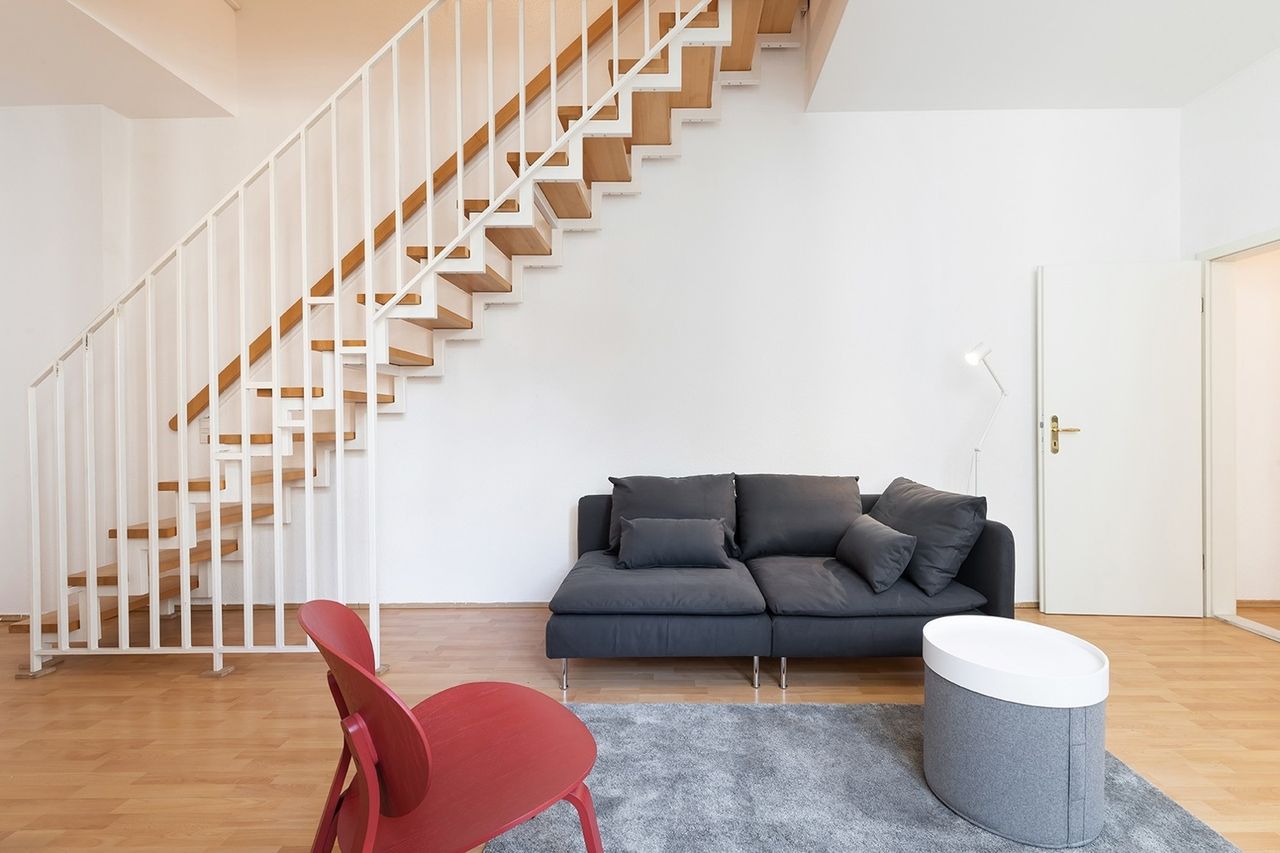 Duplex 2-Room Apartment with Loft-Like Feel in Friedrichshain