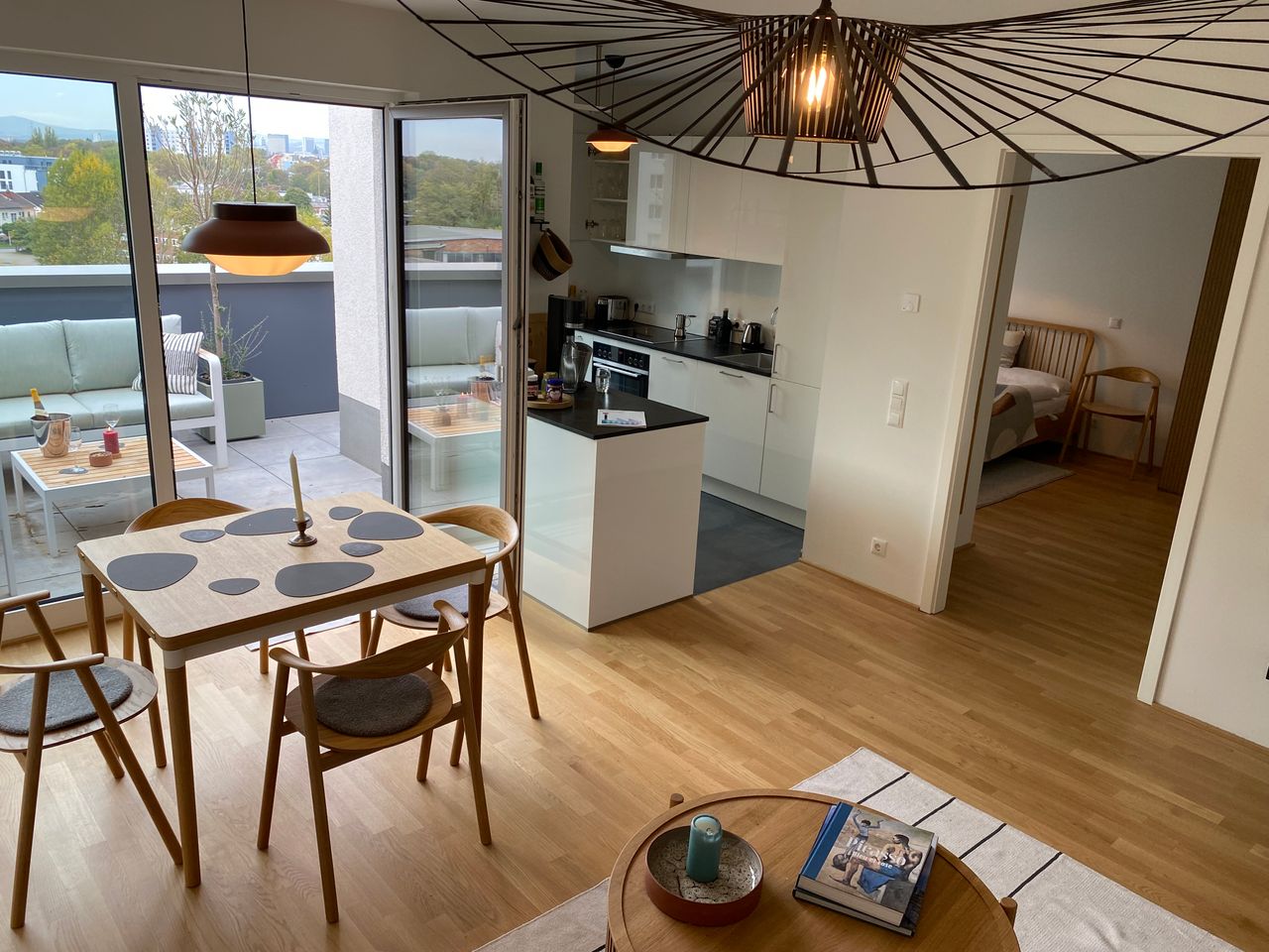 Cosy newly built low-energy penthouse appartment in Frankfurt West/Bockenheim