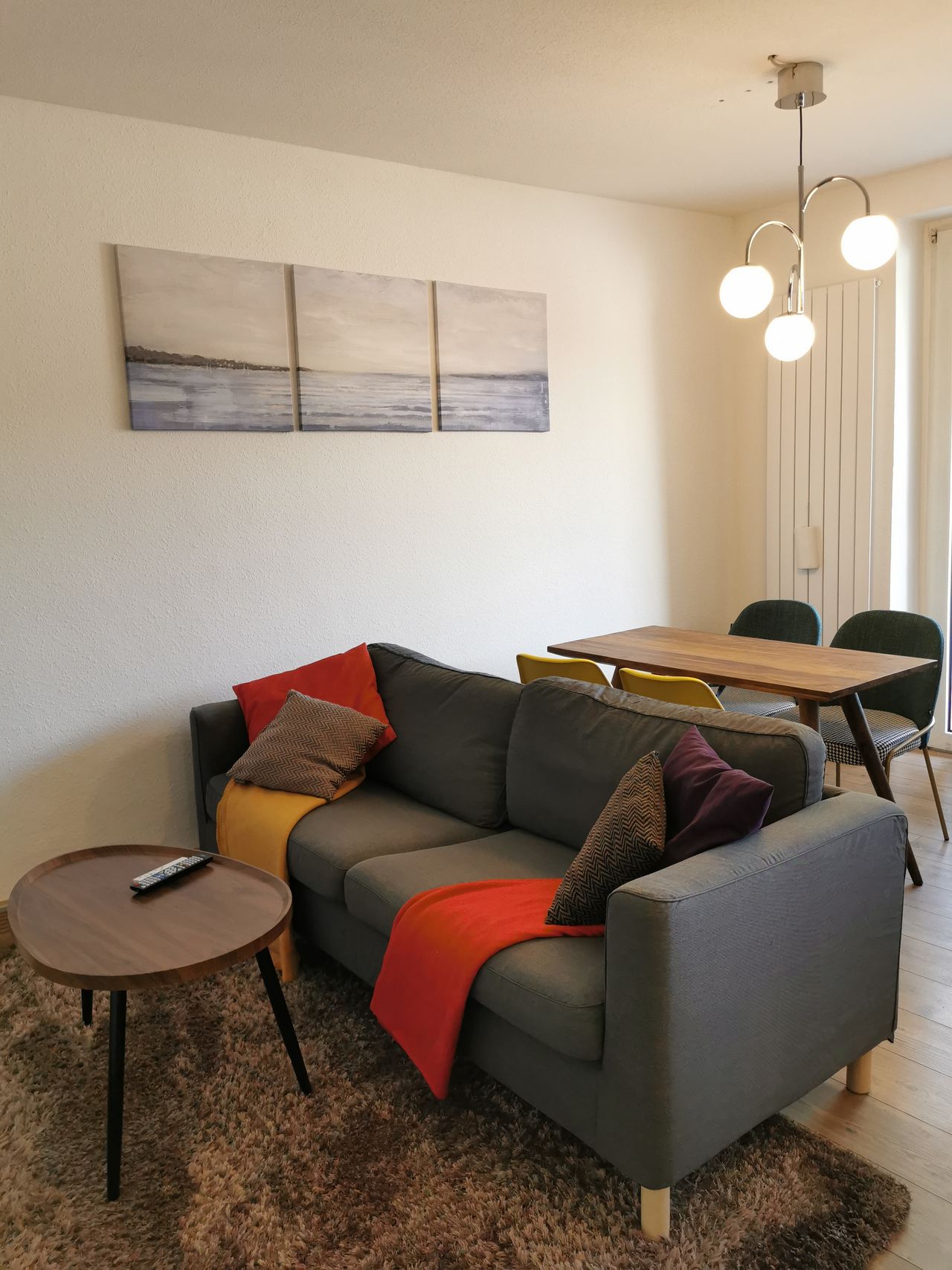 4-room newly and fully furnished apartment near Central Station with large balcony, 90-square meter in Wuppertal City Center