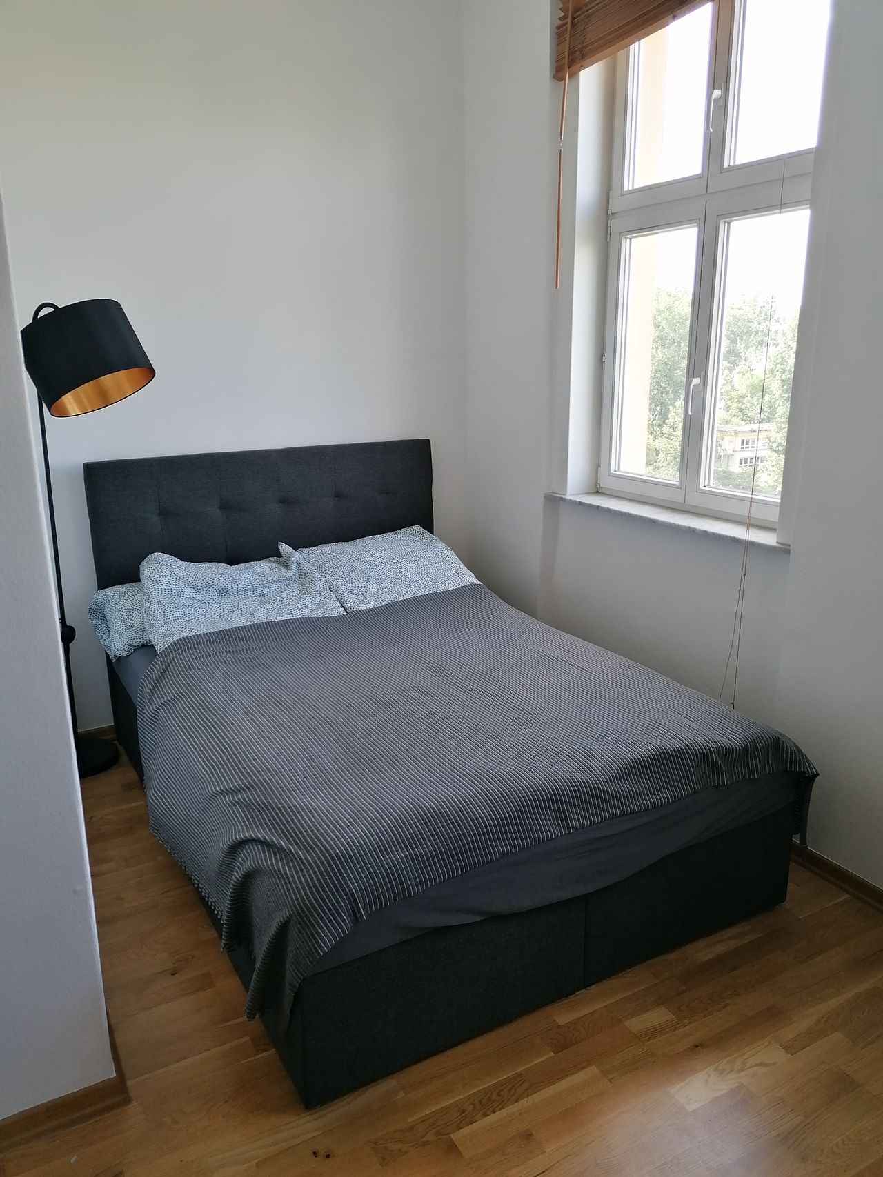 Spacious modern home in Friedrichshain: Bedroom + Livingroom with Daybed and Sleep Sofa + Balcony + Kitchen + Bathroom (Shared Flat)