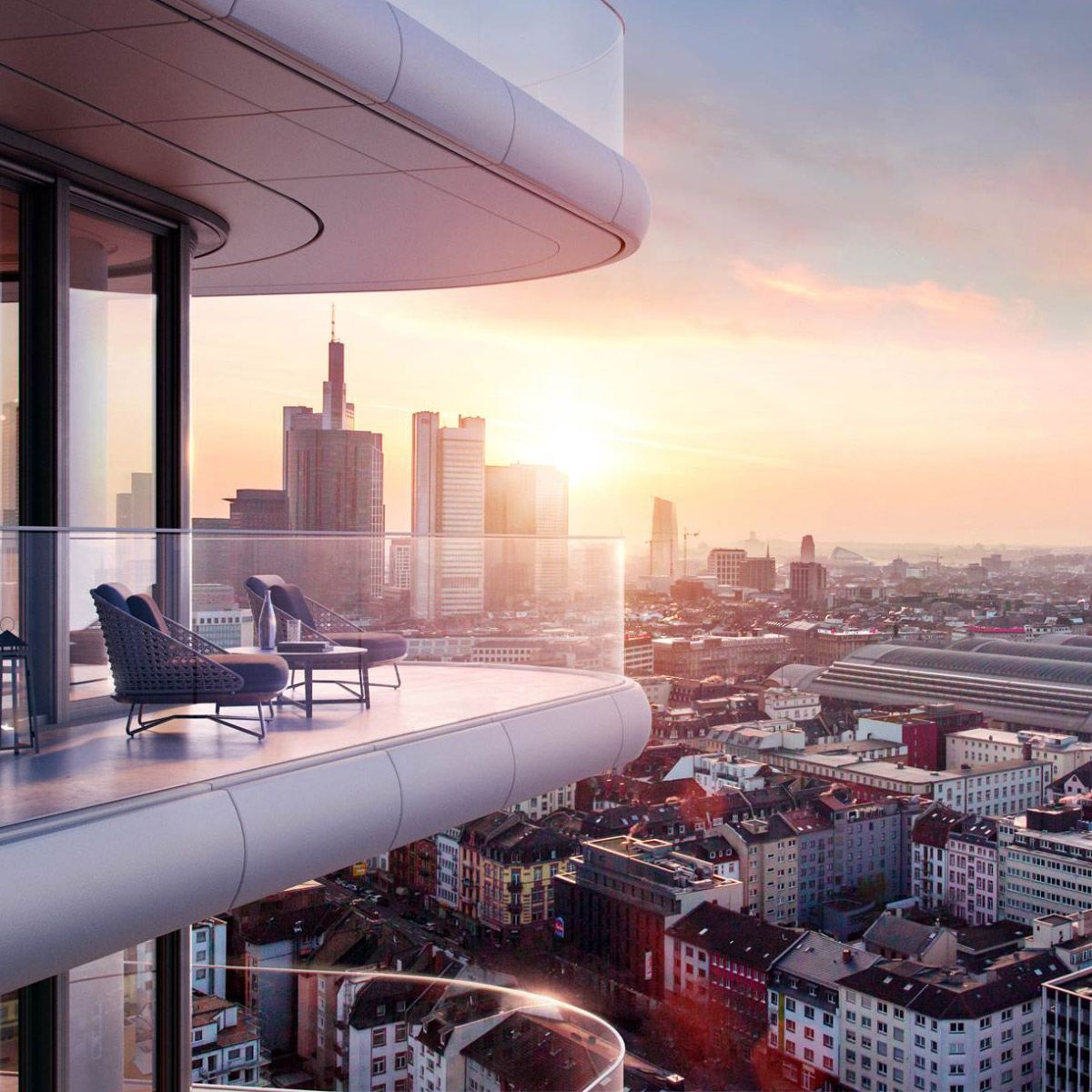 Furnished designer penthouse in 33rd floor - Concierge, roof top pool, sky garden