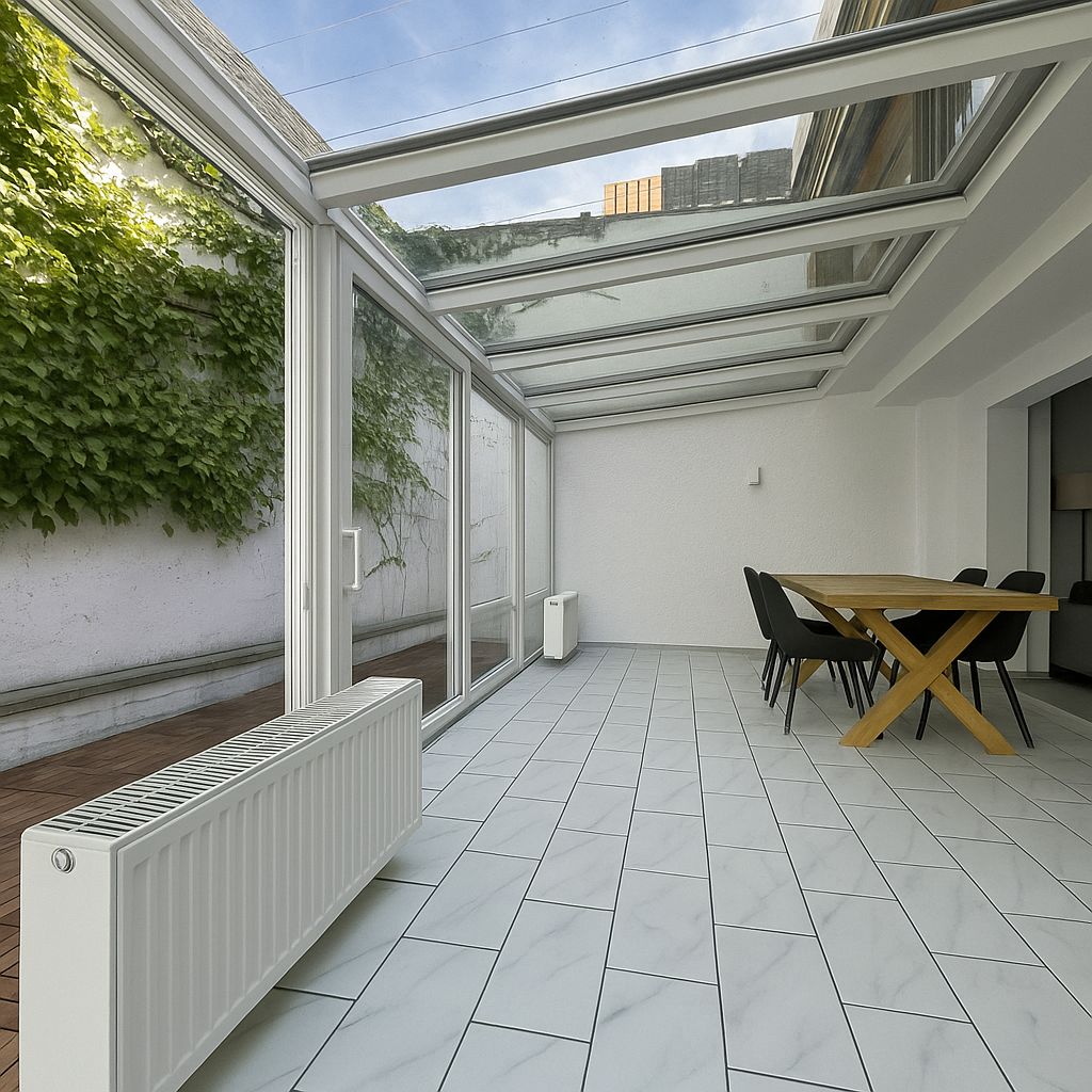 Apartment near Frankfurt with winter garden and terrace