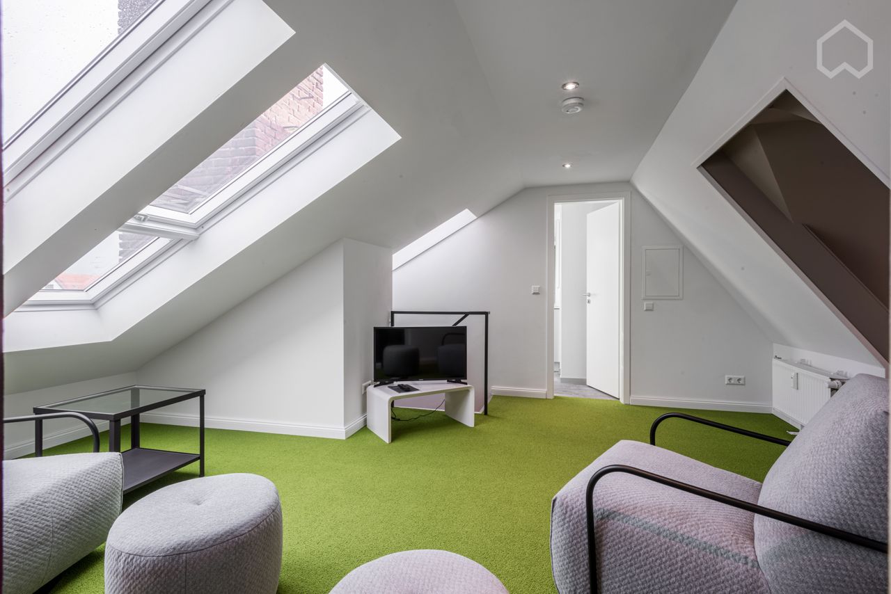 Wonderful, renovated attic flat in the heart of Hanover