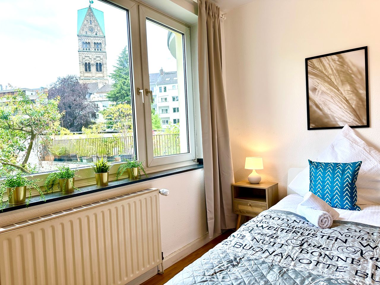 Pempelfort, central, balcony, walking distance to Kö & city