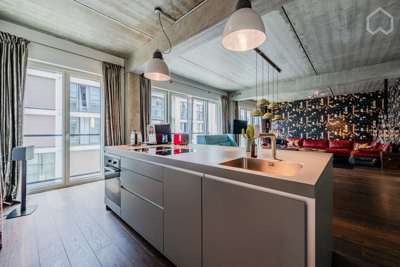 Fantastic designer loft apartment near Rosa-Luxemburg-Platz, Berlin