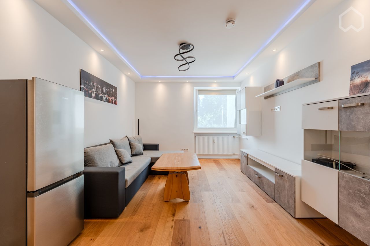 Spacious, quiet furnished room with shared high-end common area