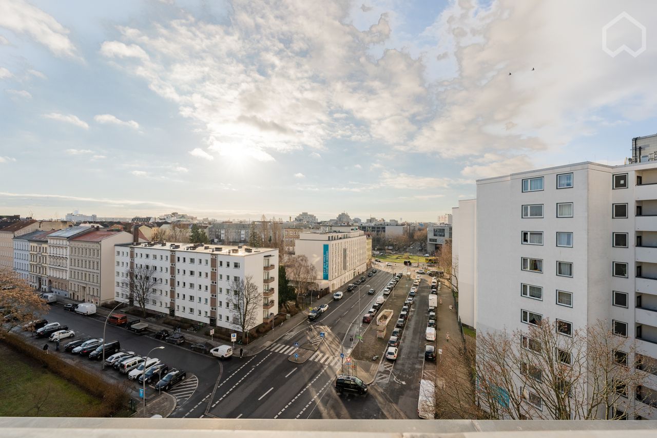 Spacious Penthouse Living with Stunning Terrace Views in Mitte