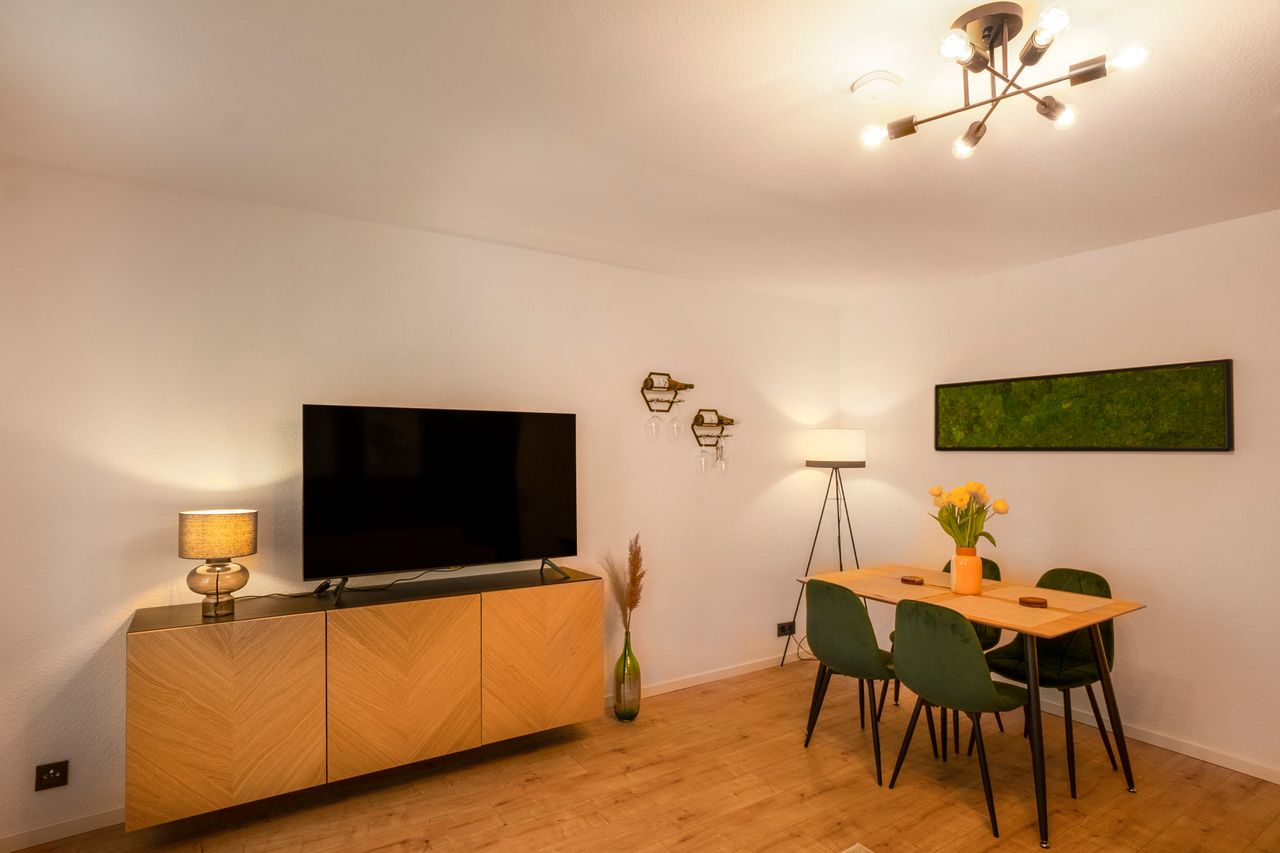 Chic & Comfortable: Furnished 2-Room Oasis