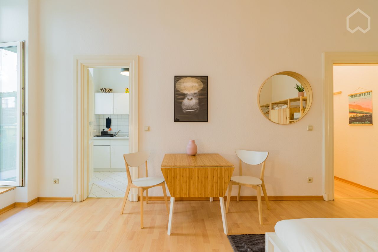 Lovingly furnished studio apartment in Prenzlauer Berg