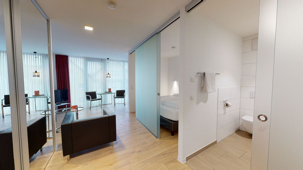 Modern 1 Bed room Business Apartment in Stuttgart-Zuffenhausen