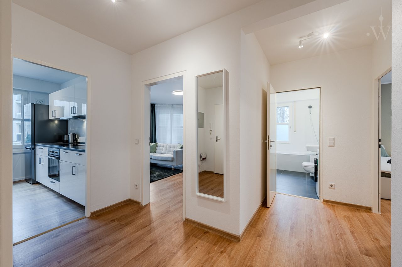 Bright 3-room apartment not far from Lake Tegel!