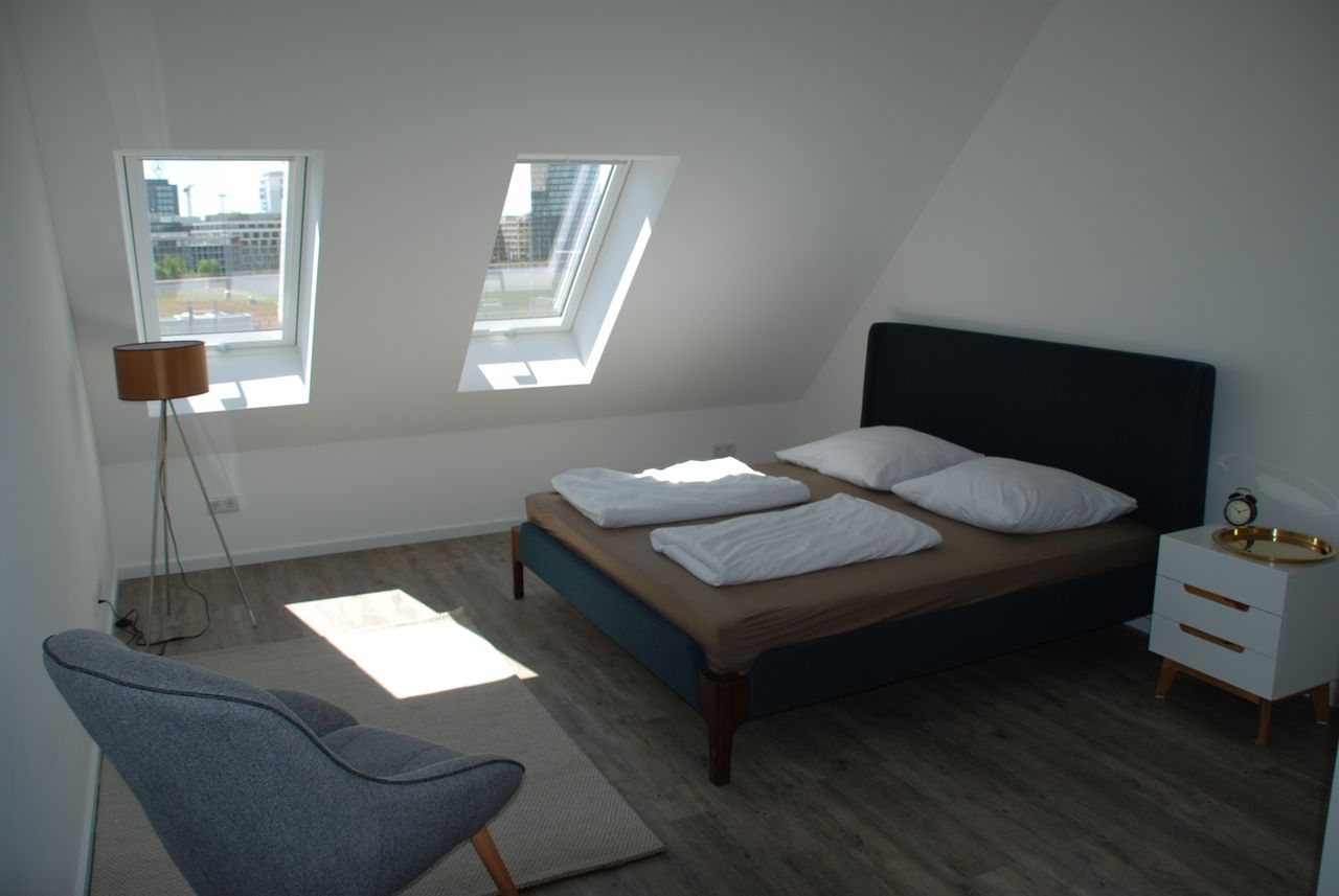 Bright rooftop apartment in Friedrichshain