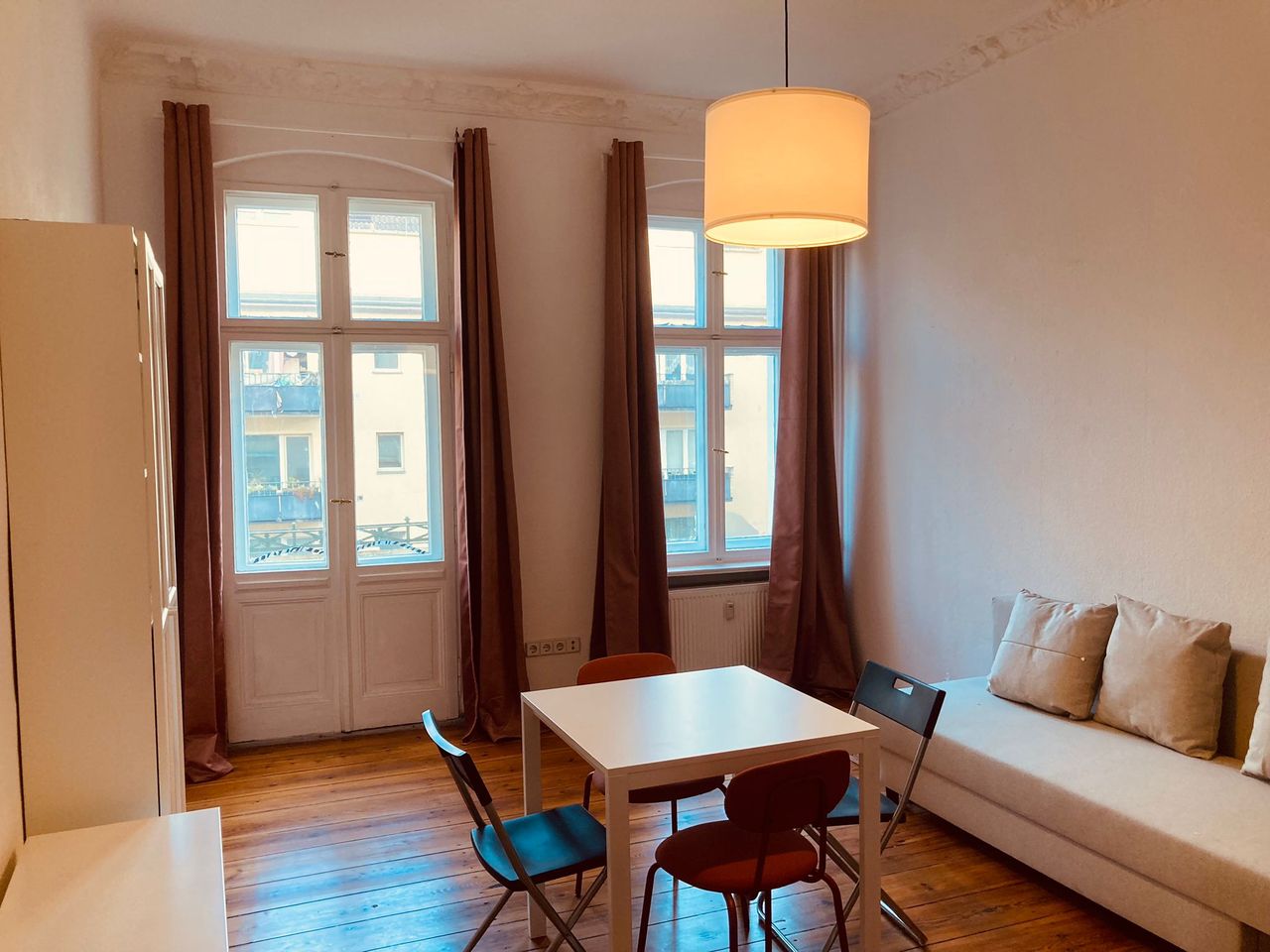 Lonterm rent 1- 2 years furnished in Moabit with balcony