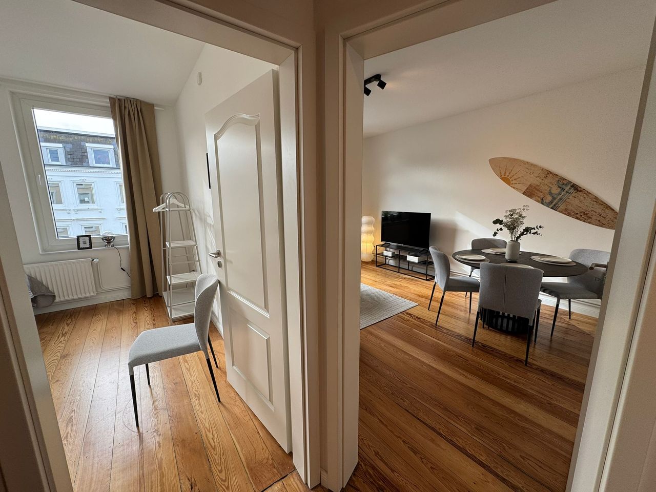 Quiet 2-bedroom apartment for 6 people in Lübeck