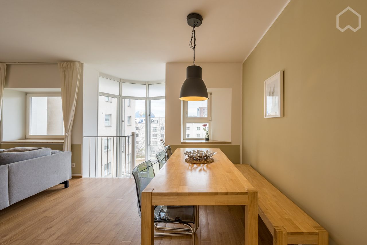 3-room maisonette apartment in the heart of Berlin - 2 bedrooms on 2 floors, perfect homeoffice