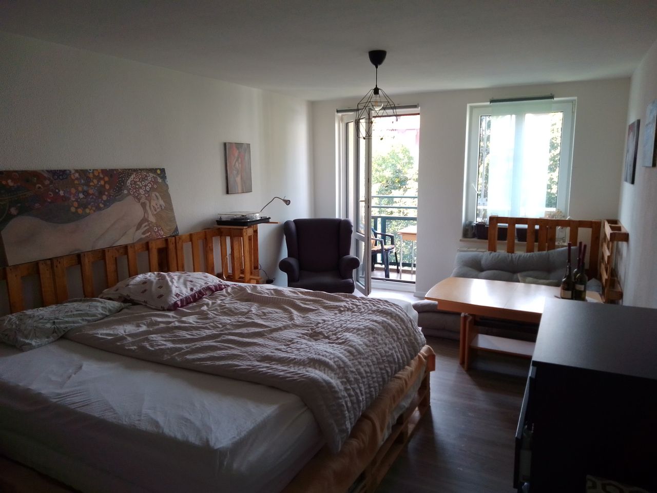 Apartment between Rosengarten and Neustadt with balcony