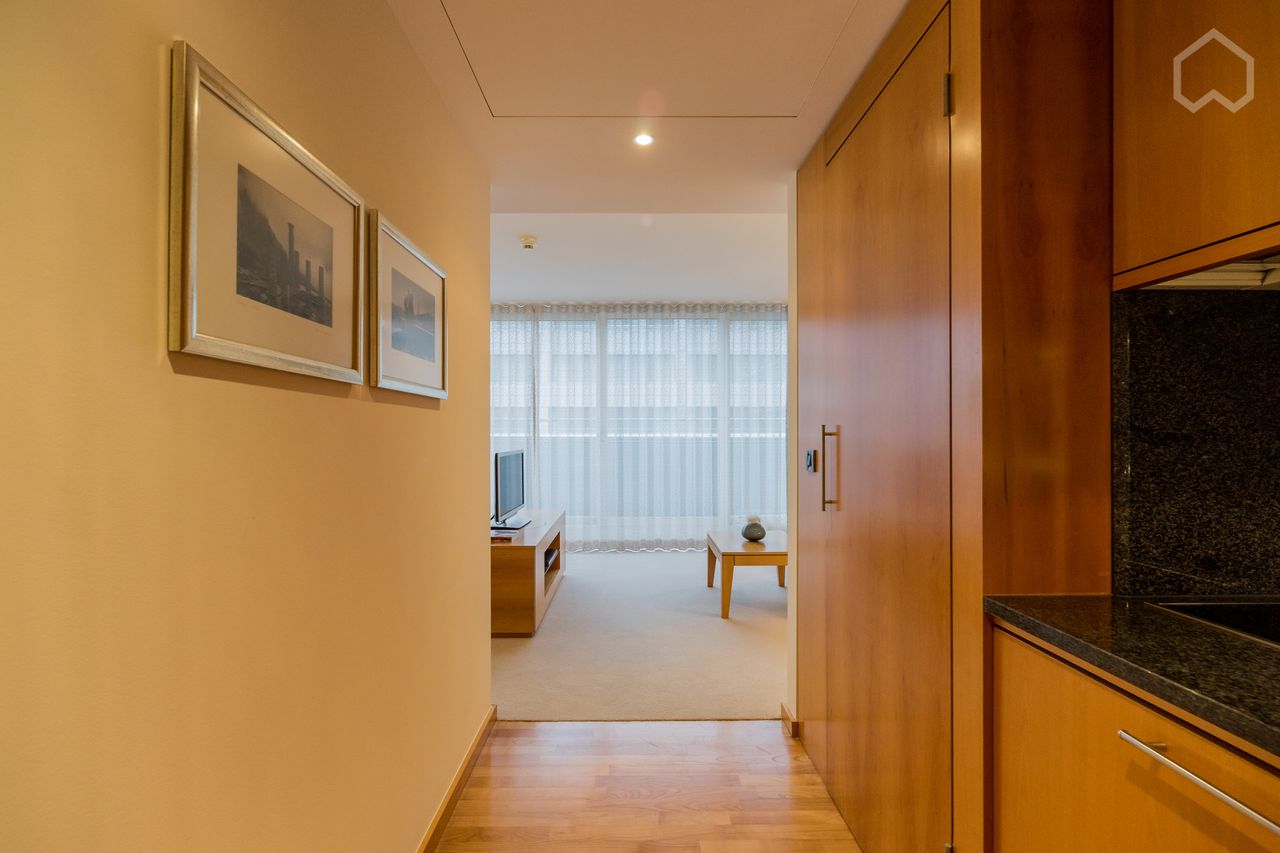 The luxurious and generous Suite with great view of Potsdamer Platz.