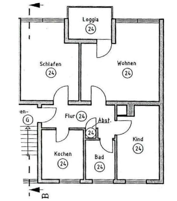 Wonderful two bedrooms suite close to park, Essen