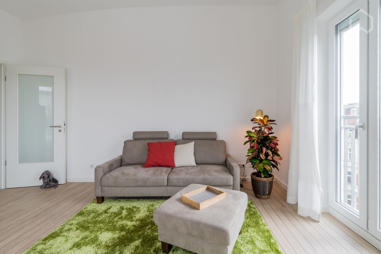Quiet penthouse with large roof terrace in the heart of Berlin-Mitte