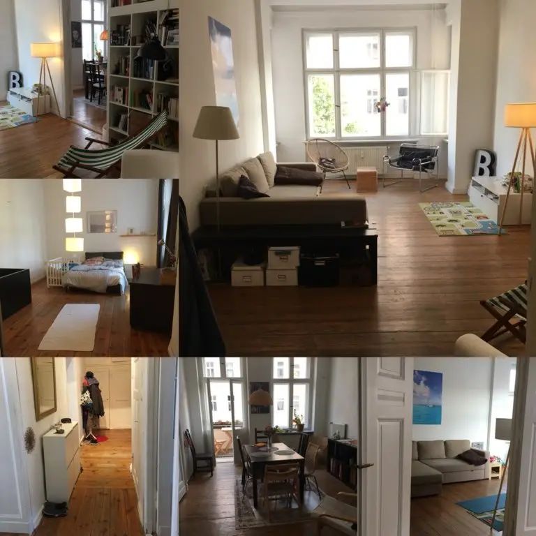 Shared flat for 2: Temporary rent in beautiful 115 sqm old building - fully furnished