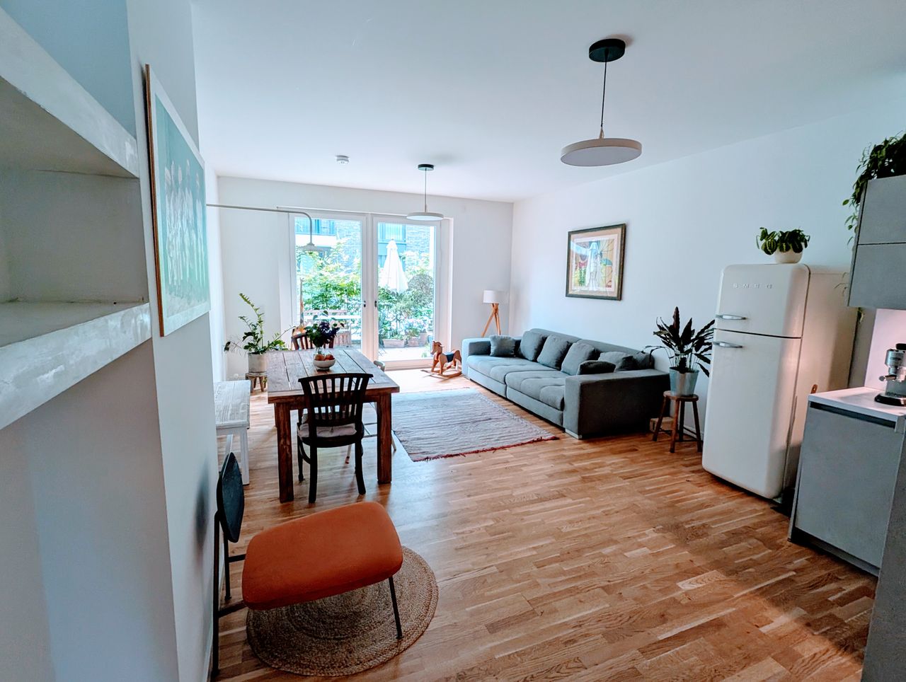 Geschmackvolle 3-Raum-Maisonette-Wohnung ,möbiliert, direkt am Gleisdreieck Park