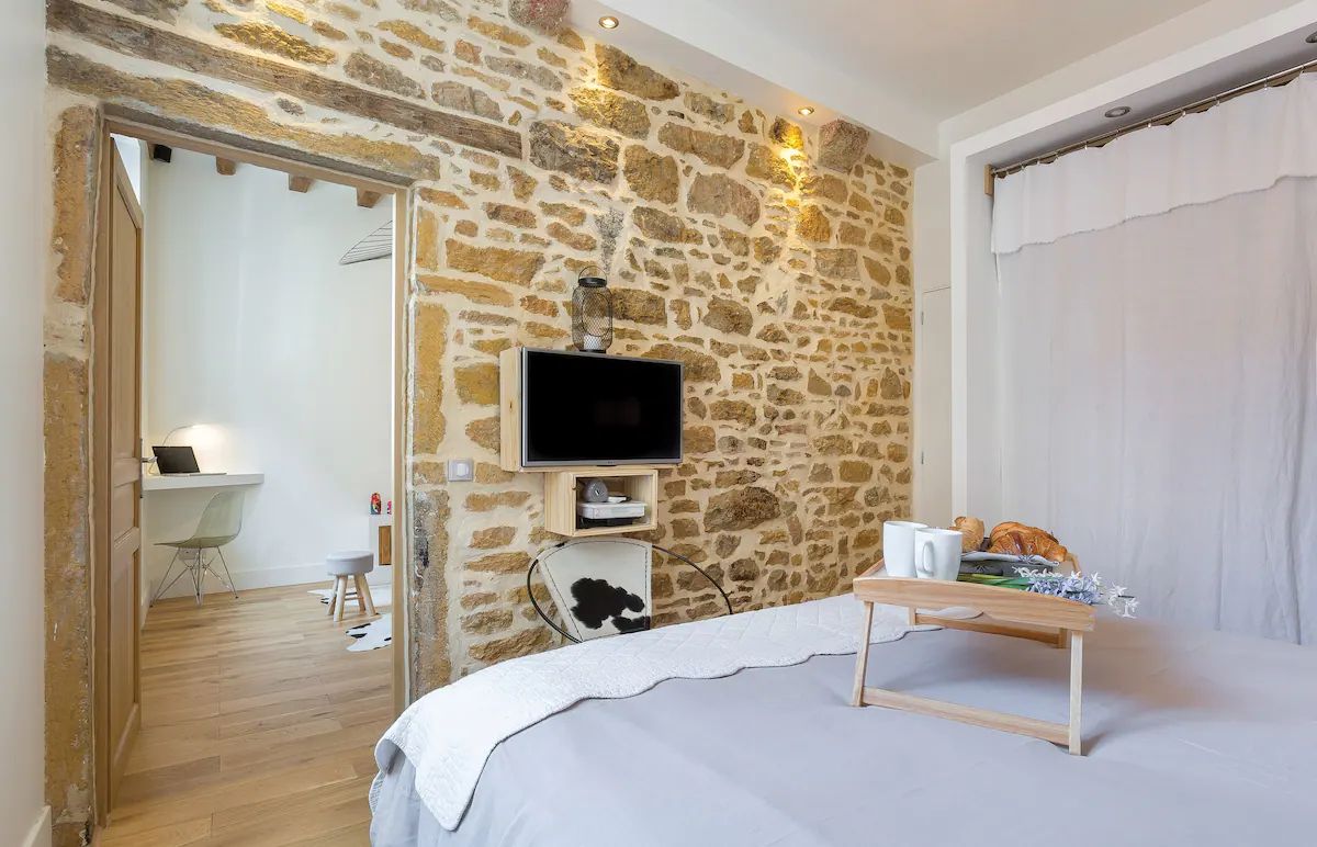La Suite Boissac: Charming apartment with exposed stones, 20m from Place Bellecour