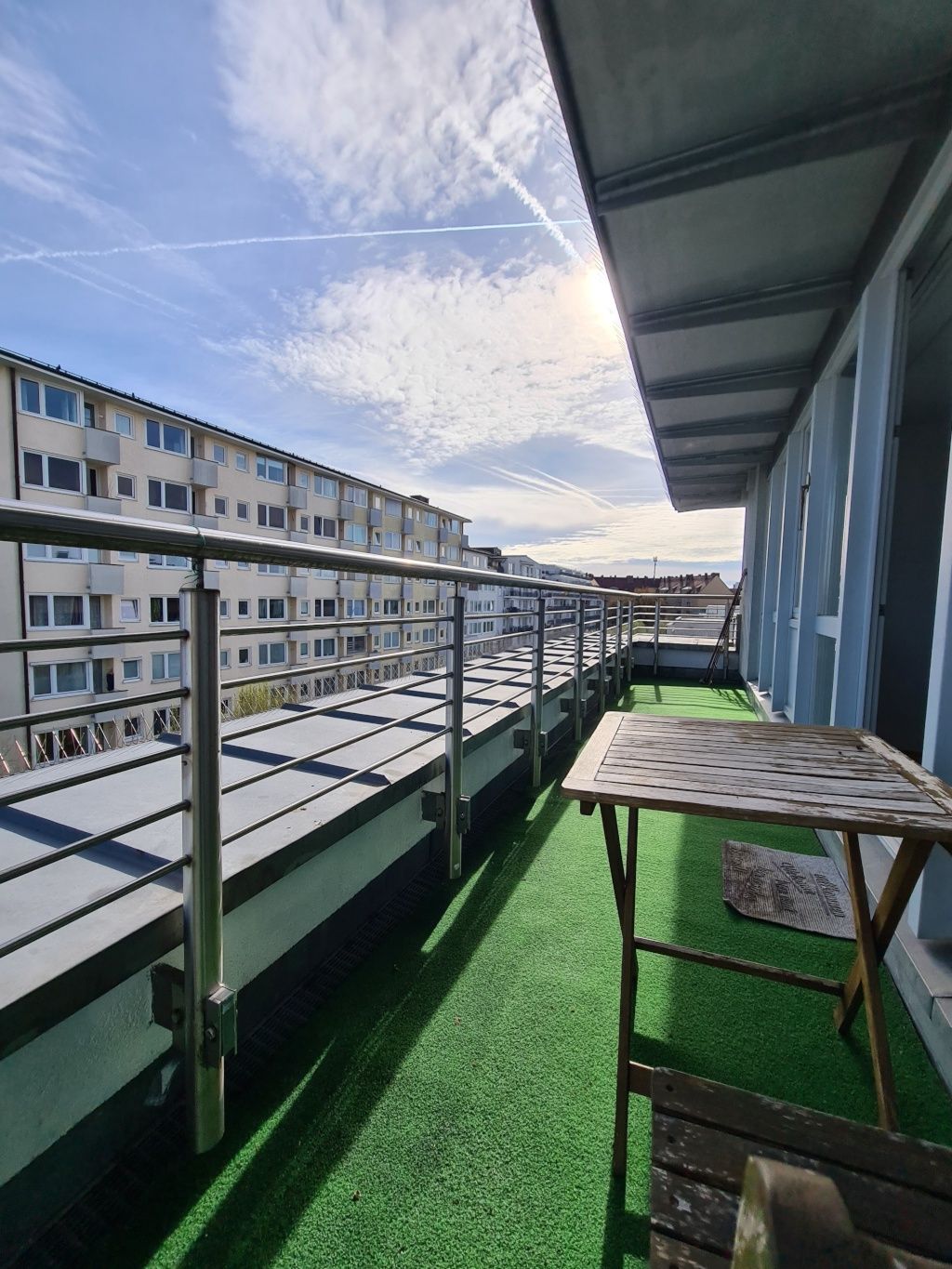 Temporarily & furnished: new flat share possible! Roof terrace flat Theresienwiese, TG, sunny and bright