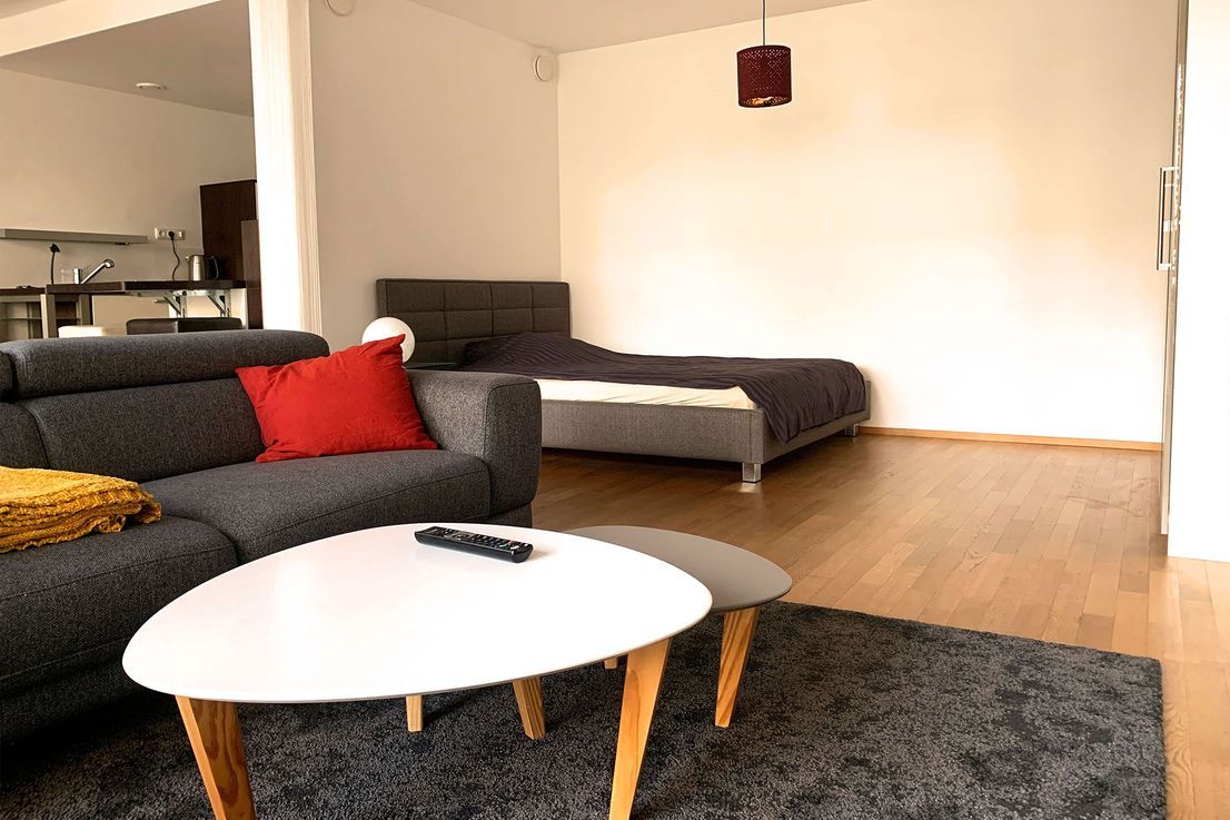 All Inclusive in the centre: 1,5 rooms with complete equipment between Karlsplatz and Sendinger Tor