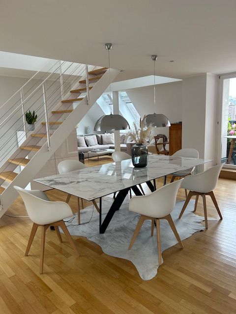 Designer penthouse apartment with a stunning view over Munich